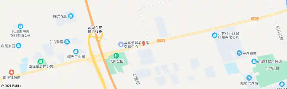 盐城富民市场_公交站地图_盐城公交_妙搜公交查询2025