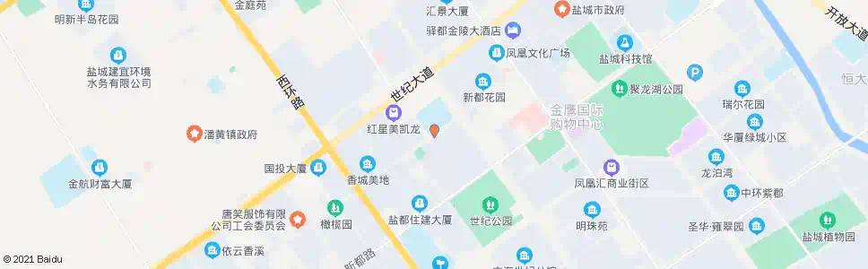 盐城盐都区政府(北)_公交站地图_盐城公交_妙搜公交查询2025