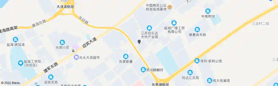 盐城太湖路东环路口_公交站地图_盐城公交_妙搜公交查询2025