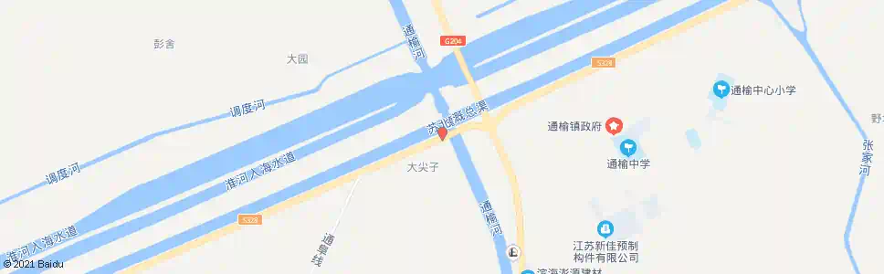 盐城新都路通榆河大桥_公交站地图_盐城公交_妙搜公交查询2025