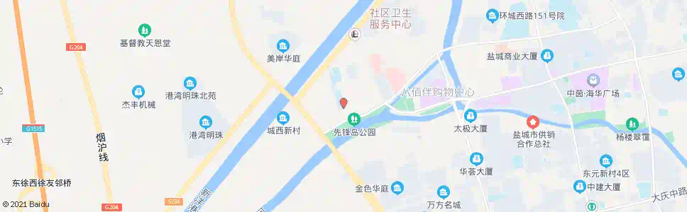 盐城飞达路中学(第四中学)_公交站地图_盐城公交_妙搜公交查询2025