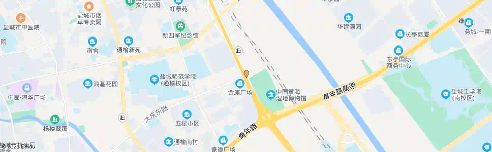 盐城范公路大庆东路口_公交站地图_盐城公交_妙搜公交查询2025