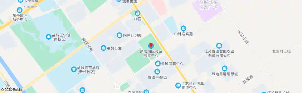 盐城国际会展中心_公交站地图_盐城公交_妙搜公交查询2025
