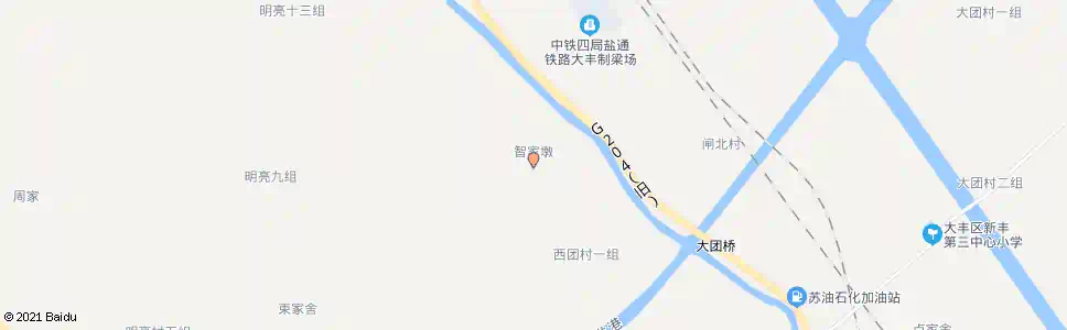 盐城西团东路_公交站地图_盐城公交_妙搜公交查询2025