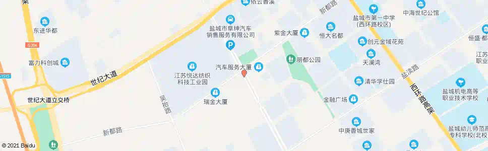 盐城华晓医药物流_公交站地图_盐城公交_妙搜公交查询2025