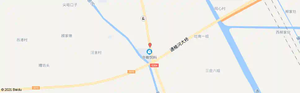 盐城中粮饲料(现代中学)_公交站地图_盐城公交_妙搜公交查询2025