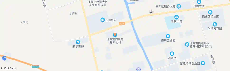 盐城宝鼎公司_公交站地图_盐城公交_妙搜公交查询2025