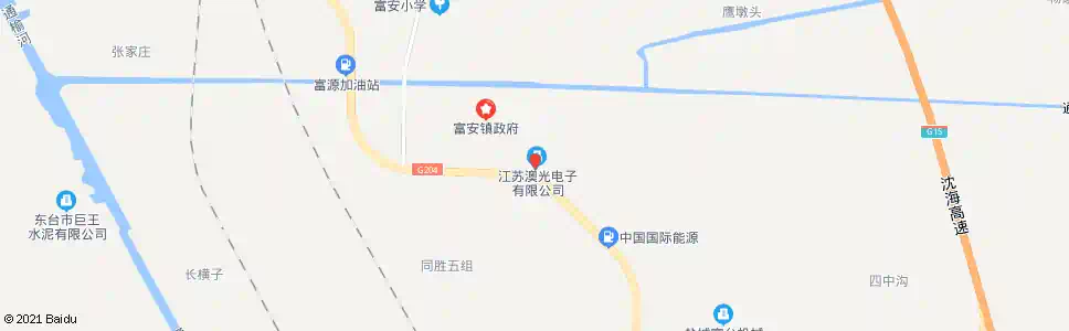 盐城富许叉路口_公交站地图_盐城公交_妙搜公交查询2025