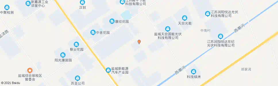 盐城嵩山路珠江路口_公交站地图_盐城公交_妙搜公交查询2025