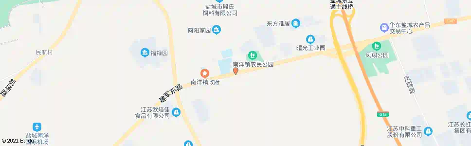 盐城花木路_公交站地图_盐城公交_妙搜公交查询2025