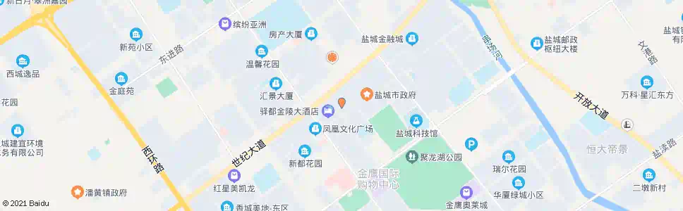 盐城市行政中心_公交站地图_盐城公交_妙搜公交查询2025