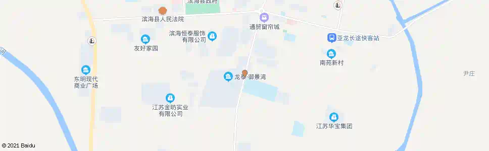 盐城龙泰御景湾_公交站地图_盐城公交_妙搜公交查询2025