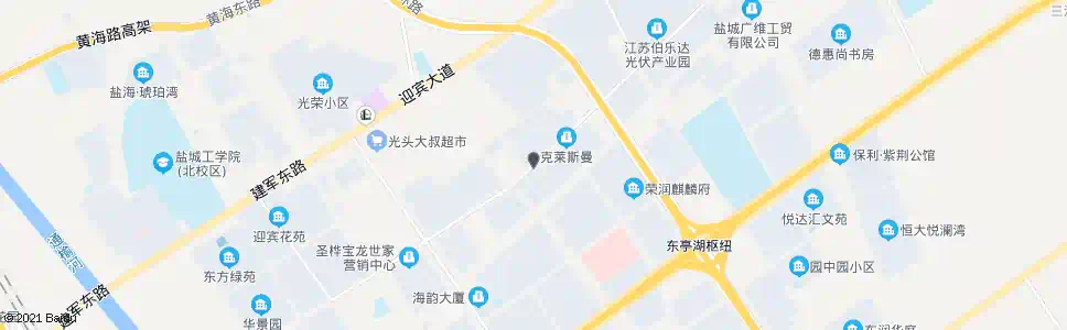 盐城太湖路中亭路口(亭湖区住房建设局)_公交站地图_盐城公交_妙搜公交查询2025
