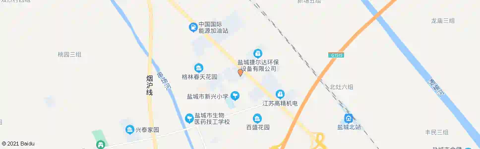 盐城奥大名居_公交站地图_盐城公交_妙搜公交查询2025