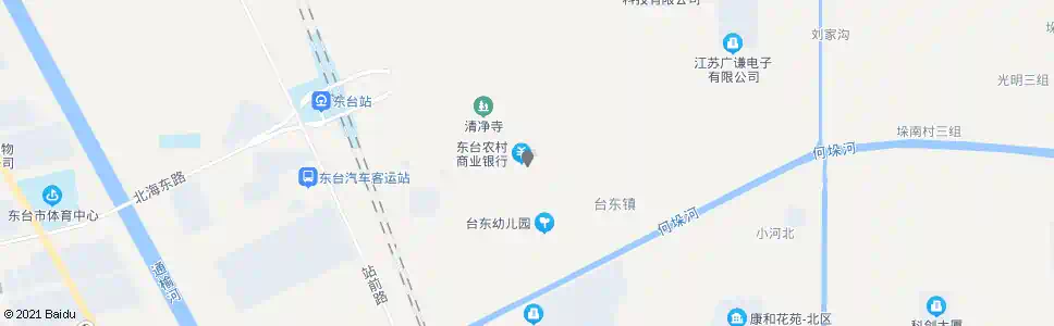 盐城台东集镇_公交站地图_盐城公交_妙搜公交查询2025