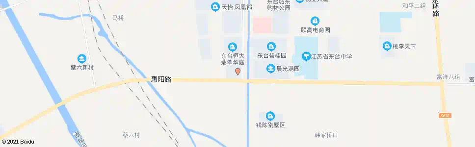 盐城钱陈小区_公交站地图_盐城公交_妙搜公交查询2025