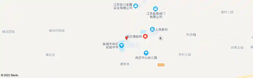 盐城尚庄中学_公交站地图_盐城公交_妙搜公交查询2025