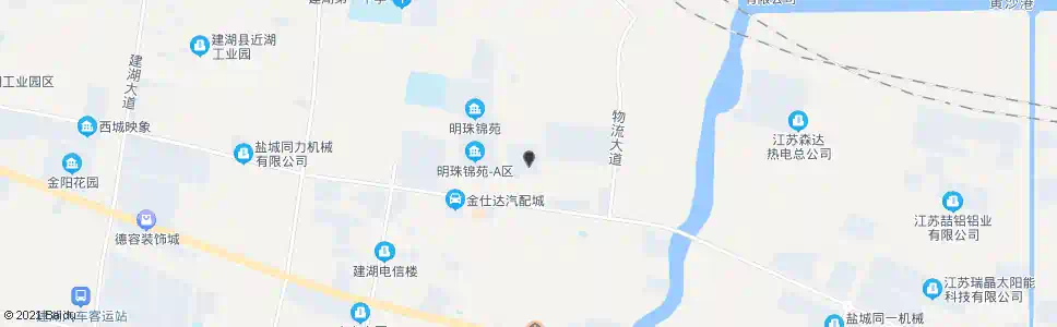 盐城明珠花园_公交站地图_盐城公交_妙搜公交查询2025