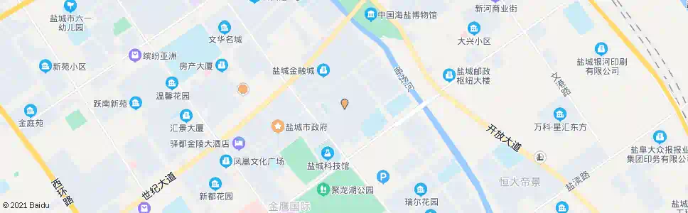 盐城紫薇花园西_公交站地图_盐城公交_妙搜公交查询2025
