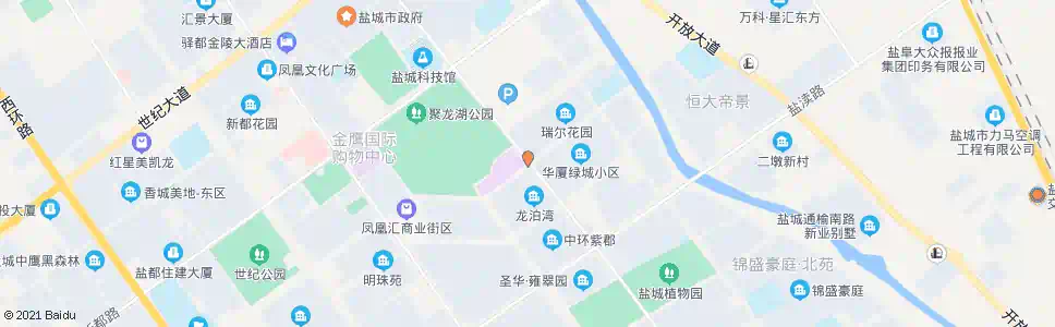 盐城聚亨路人民路口_公交站地图_盐城公交_妙搜公交查询2025