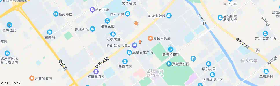 盐城龙冈行政中心_公交站地图_盐城公交_妙搜公交查询2025
