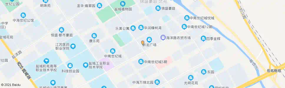 盐城高新区管委会_公交站地图_盐城公交_妙搜公交查询2025