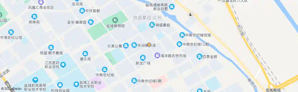 盐城纬十路_公交站地图_盐城公交_妙搜公交查询2025