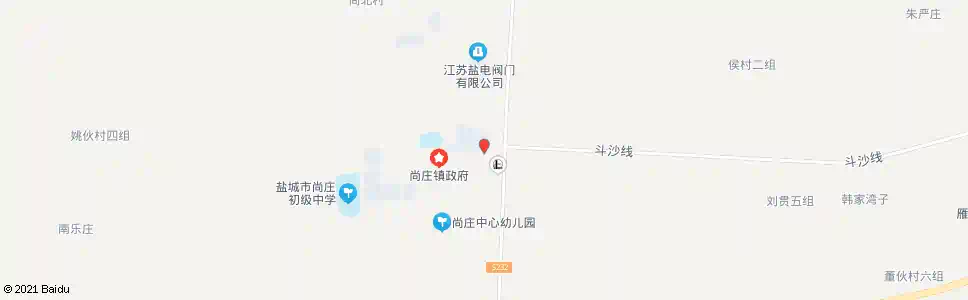 盐城尚庄停车场_公交站地图_盐城公交_妙搜公交查询2025