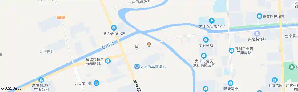 盐城大丰桥_公交站地图_盐城公交_妙搜公交查询2025