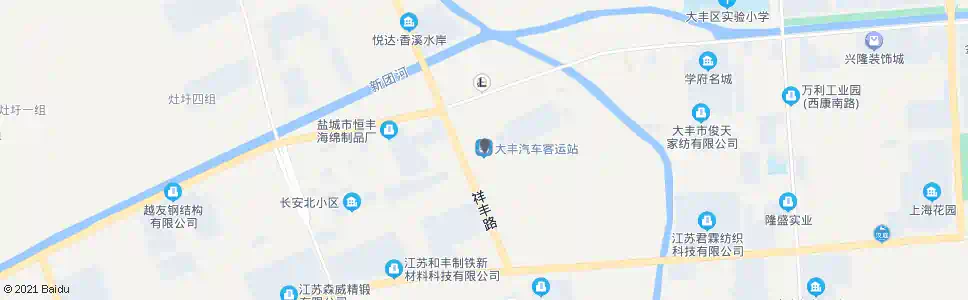 盐城大丰汽车客运站_公交站地图_盐城公交_妙搜公交查询2025
