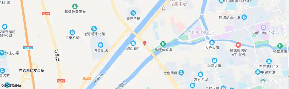 盐城黄海路西环路口_公交站地图_盐城公交_妙搜公交查询2025