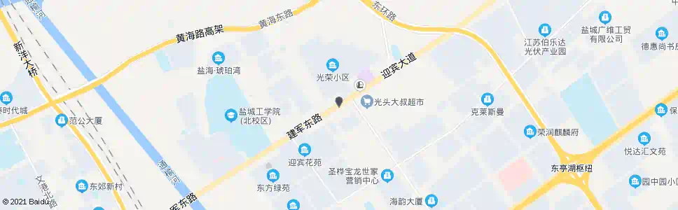 盐城亭湖新区管委会_公交站地图_盐城公交_妙搜公交查询2025