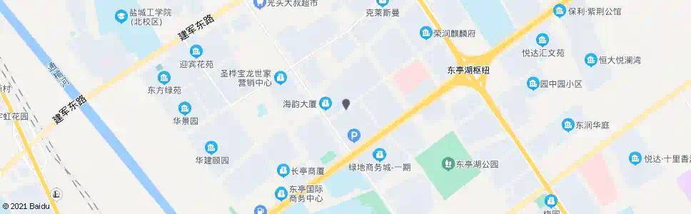 盐城朗地英郡_公交站地图_盐城公交_妙搜公交查询2025