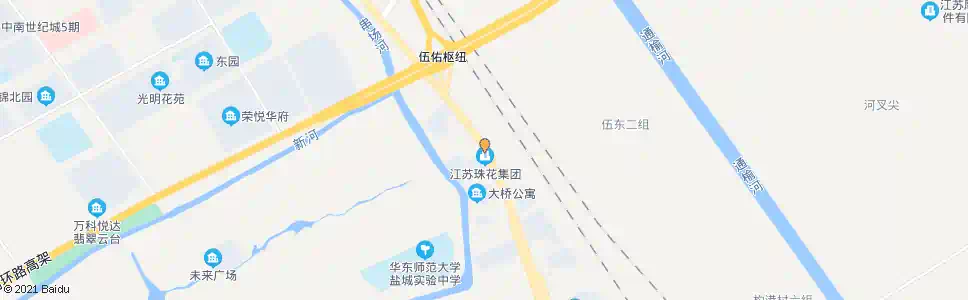 盐城伍东_公交站地图_盐城公交_妙搜公交查询2025