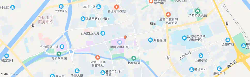 盐城国贸大厦_公交站地图_盐城公交_妙搜公交查询2025