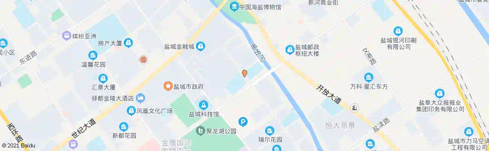 盐城戴庄路新都路口_公交站地图_盐城公交_妙搜公交查询2025