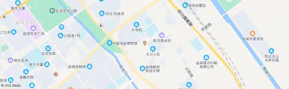 盐城开发区商业街_公交站地图_盐城公交_妙搜公交查询2025
