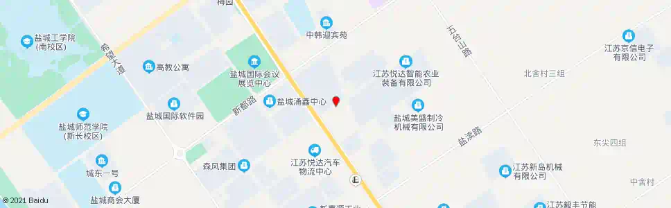 盐城绿地天成苑_公交站地图_盐城公交_妙搜公交查询2025