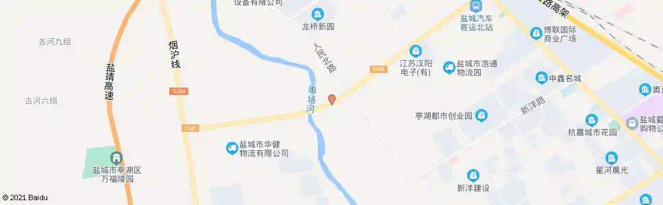 盐城串场河大桥_公交站地图_盐城公交_妙搜公交查询2025