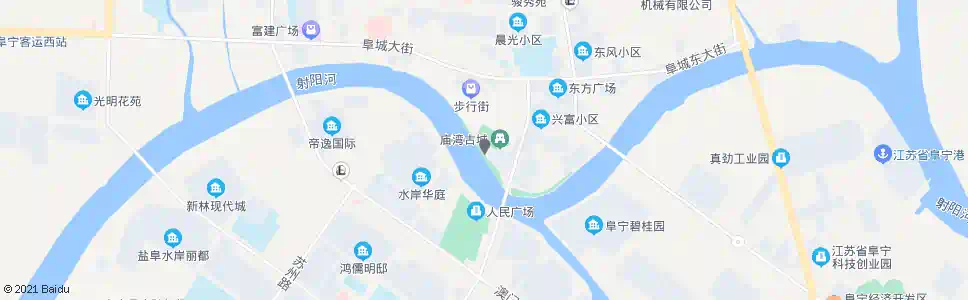 盐城庙湾古城_公交站地图_盐城公交_妙搜公交查询2025