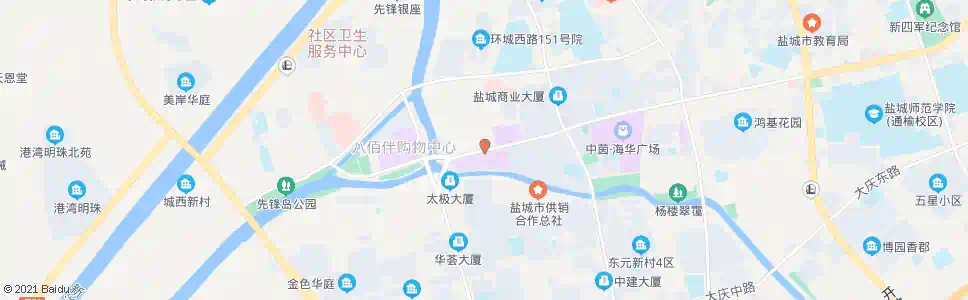 盐城商业大厦(鱼市口)_公交站地图_盐城公交_妙搜公交查询2025