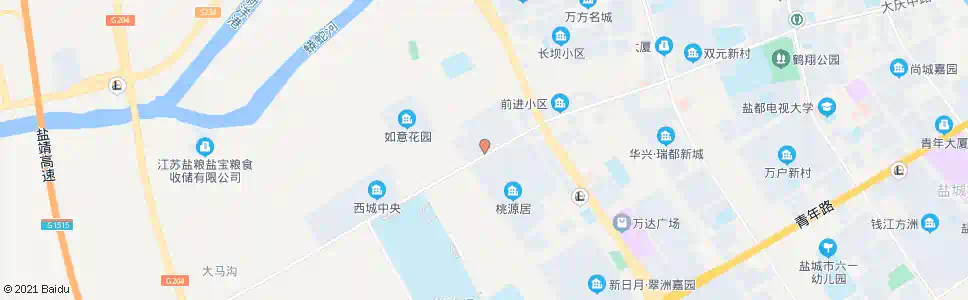 盐城桃源居(苏豪名邸)_公交站地图_盐城公交_妙搜公交查询2025