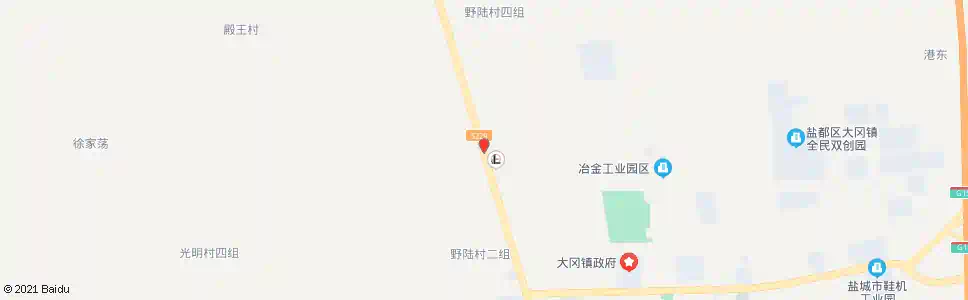 盐城野陆_公交站地图_盐城公交_妙搜公交查询2025