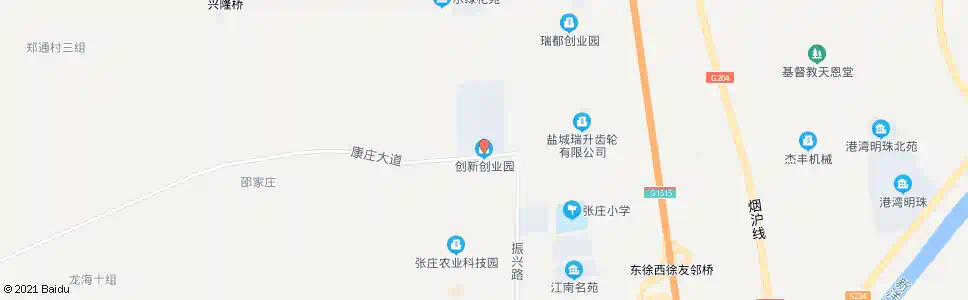 盐城创新创业基地_公交站地图_盐城公交_妙搜公交查询2025