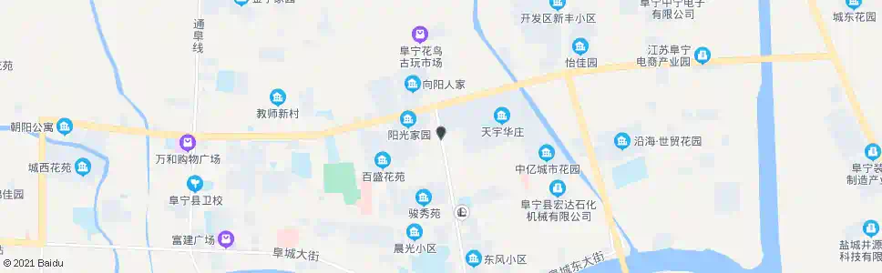 盐城天宇华庄(西门)_公交站地图_盐城公交_妙搜公交查询2025