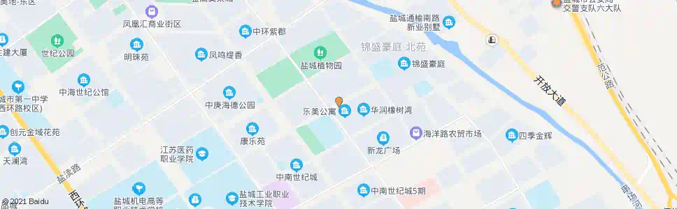 盐城海阔路人民路口_公交站地图_盐城公交_妙搜公交查询2025