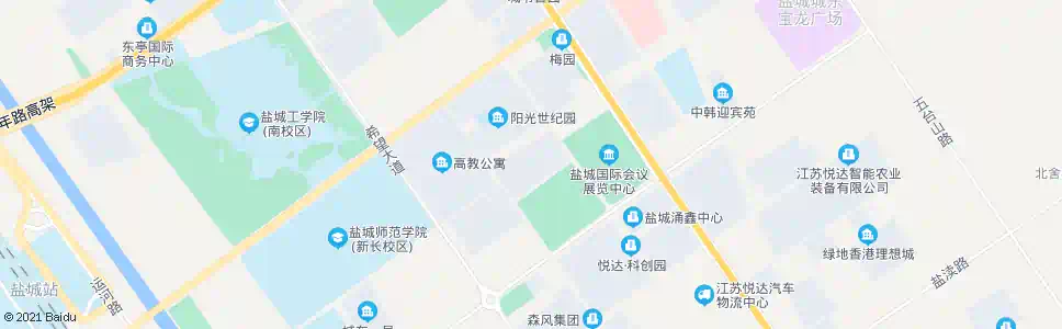 盐城经济技术开发区管委会(北)_公交站地图_盐城公交_妙搜公交查询2025