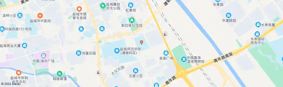 盐城盐城环保职业技术学院_公交站地图_盐城公交_妙搜公交查询2025