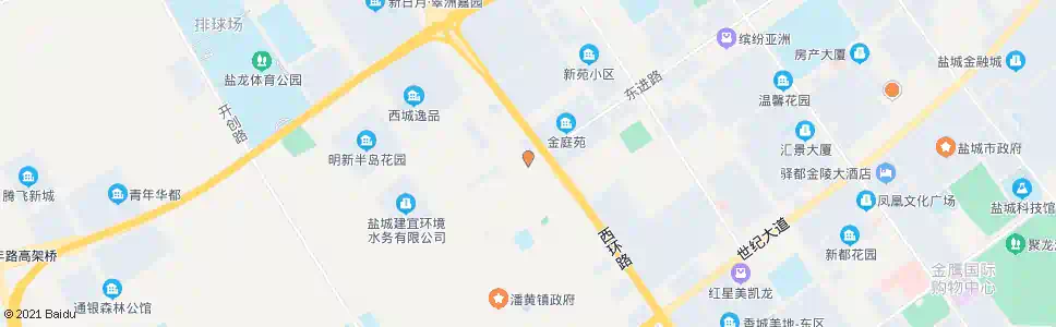 盐城东进路西环路口_公交站地图_盐城公交_妙搜公交查询2025