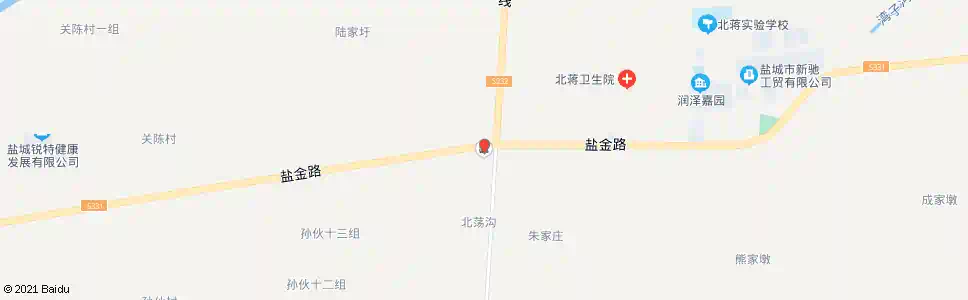 盐城北蒋加油站_公交站地图_盐城公交_妙搜公交查询2025